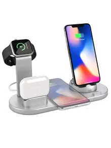 1無線充電器 - 銀色 - 查看 1