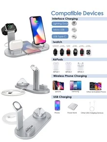 1無線充電器 - 銀色 - 查看 5