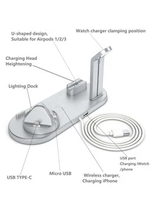 1無線充電器 - 銀色 - 查看 6