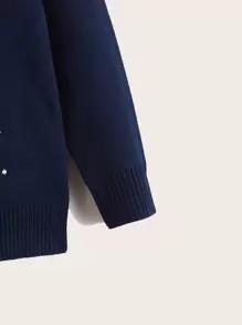 Toddler Boys Christmas Elk Pattern Jumper