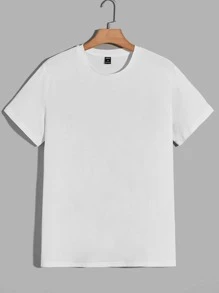 Manfinity RebelGame Men Cotton Letter Graphic Tee - White - View 2