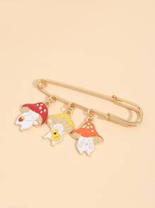 Phim hoạt hình nấm trang trí an toàn Trâm cài áo - Nhiều màu - Xem 4