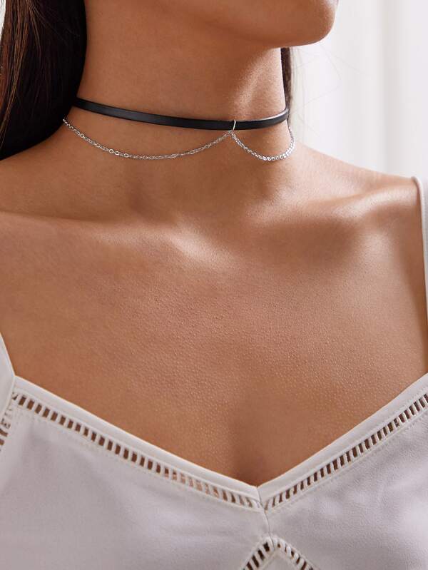 Chain Decor Choker
