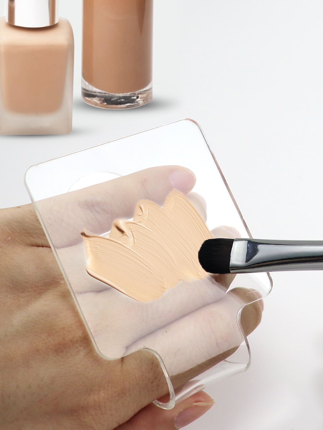 Square Nail Art Palette - White - View 1