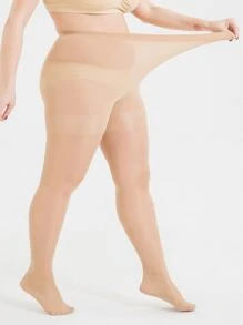 Quần tất Nữ màu trơn - Màu be - Xem 4