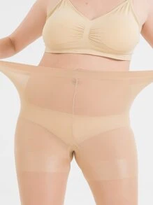 Quần tất Nữ màu trơn - Màu be - Xem 5