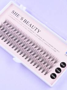 36 pestañas postizas clásicas diarias de larga duración - Negro - Ver 3