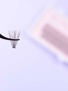 36 pestañas postizas clásicas diarias de larga duración - Negro - Ver 4