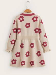 Áo len nữ Hoa Dễ thương - Màu be - Xem 2