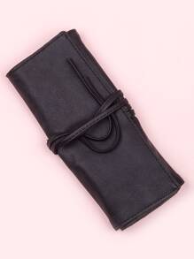 1 Giá đỡ cọ trang điểm, Hộp đựng cọ trang điểm, Túi đựng cọ trang điểm du lịch Túi đựng mỹ phẩm Túi đựng dành cho nữ Bút chì kẻ lông mày Bàn chải trang điểm-Không bao gồm cọ trang điểm, Di động khi đi du lịch - màu đen - Xem 1