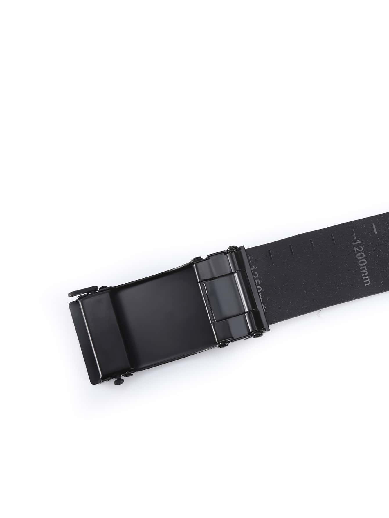 Men Geometric Buckle Belt