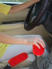 2 gói phanh tay sang trọng và nắp sang số - Đỏ - Xem 1