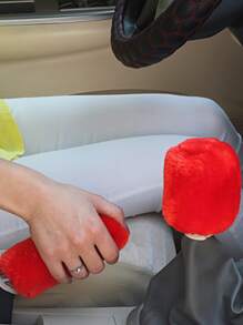 2 gói phanh tay sang trọng và nắp sang số - Đỏ - Xem 2