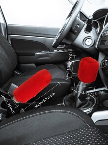 2 gói phanh tay sang trọng và nắp sang số - Đỏ - Xem 4