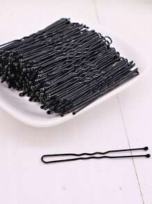 U形髮夾2.4英寸髮夾適用於饅頭芭蕾髮髻別針適合女士頭髮編織工具髮夾