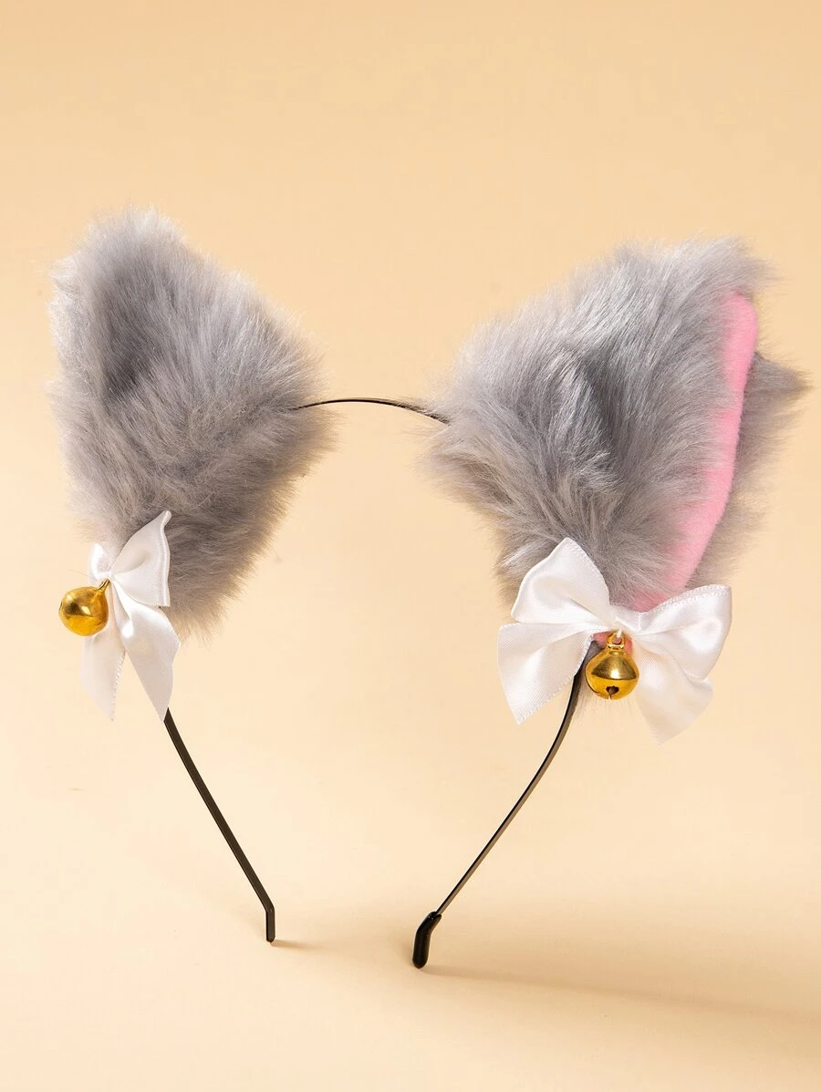 1pc Sexy & Elegant Cat Ear Headband, Halloween Costume - Multicolor - View 1