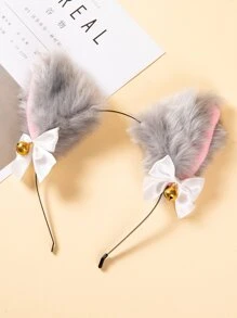 1pc Sexy & Elegant Cat Ear Headband, Halloween Costume - Multicolor - View 2