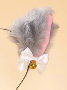 1pc Sexy & Elegant Cat Ear Headband, Halloween Costume - Multicolor - View 3