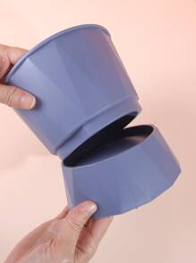 1 pieza Tazón de alimentación para mascota enviado al azar, tazón de agua y comida para perros y gatos, tazón elevado divisible para razas medianas-pequeñas - Multicolor - Ver 6