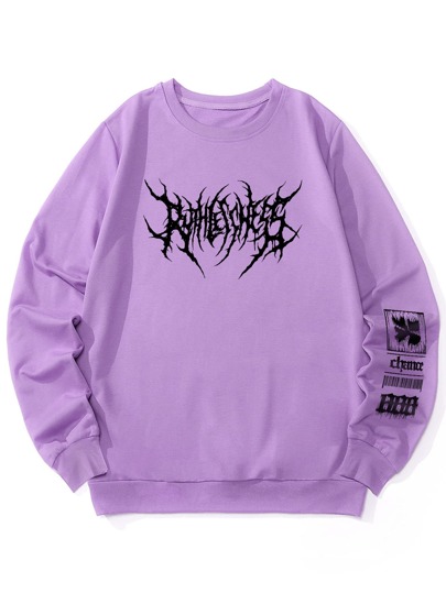 Goth Men Graphic Sweatshirt