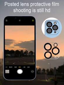 1入組鋼化膜相機鏡頭保護 - 無色 - 查看 4