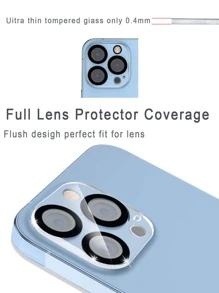 1入組鋼化膜相機鏡頭保護 - 無色 - 查看 3