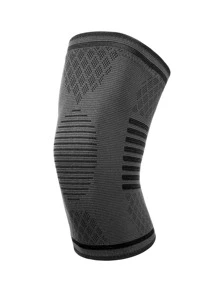 1入組運動膝蓋墊 - 黑色 - 查看 2