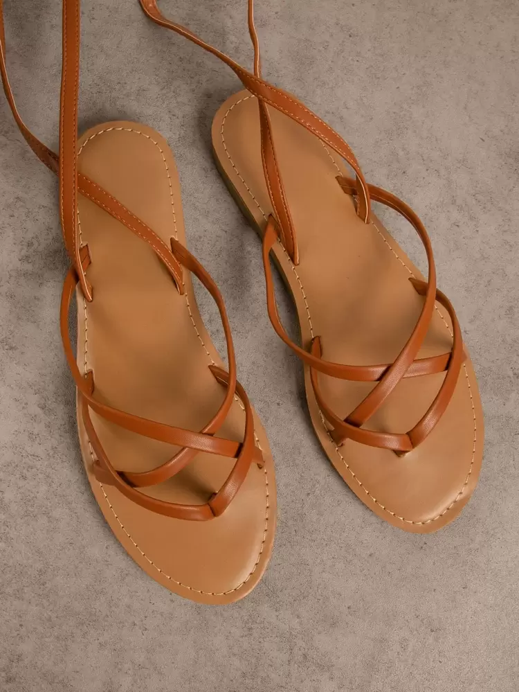 Faux Leather Thong-Toe Strappy Sandals Holiday Vacay Vibe For Summer Shoes Spring Shoes Spring Break Easter Vacation Shoes Casual Shoes Beach Shoes