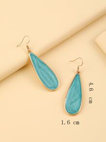 YWGEZHI 水滴墜飾耳環 - 彩色 - 查看 2