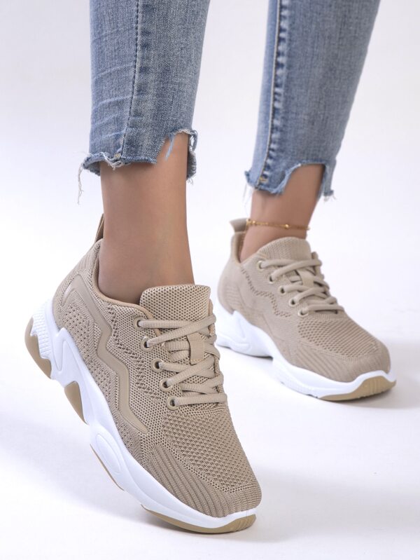 STEPREACH Women's Spring Casual Sneakers, Fashionable, Breathable, Lightweight, Anti-Slip, Durable