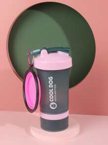 nicovaer 2入組寵物旅行碗和瓶套裝