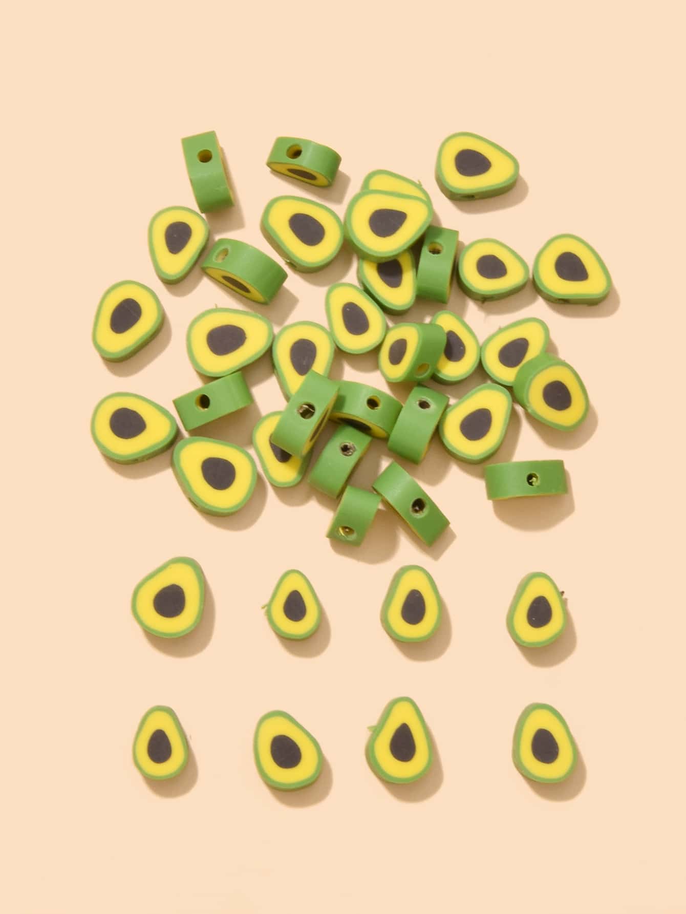 50入組DIY水果釘珠 - 彩色 - 查看 1