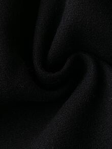 SHEIN Unity Abrigo unicolor - Negro - Ver 5