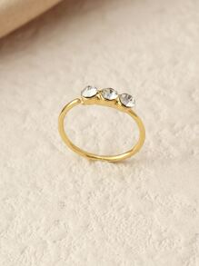 Vòng bít mũi trang trí bằng đá pha lê đồng Punk không xỏ lỗ cho nam và nữ - Tạo một tuyên bố táo bạo với món quà trang sức cơ thể sắc sảo này - Vàng - Xem 2