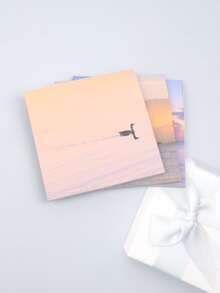 1pc Scenery Pattern Random Sticky Note - Multicolor - View 2