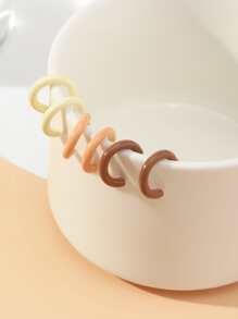 3雙開口耳環 - 彩色 - 查看 3