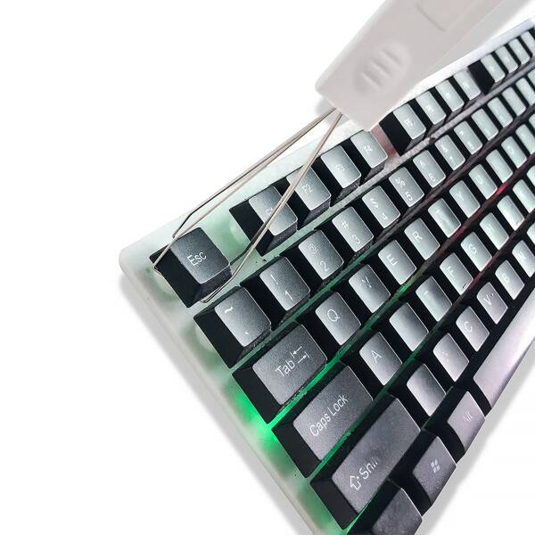 

1pc Keyboard Keycap Puller, White