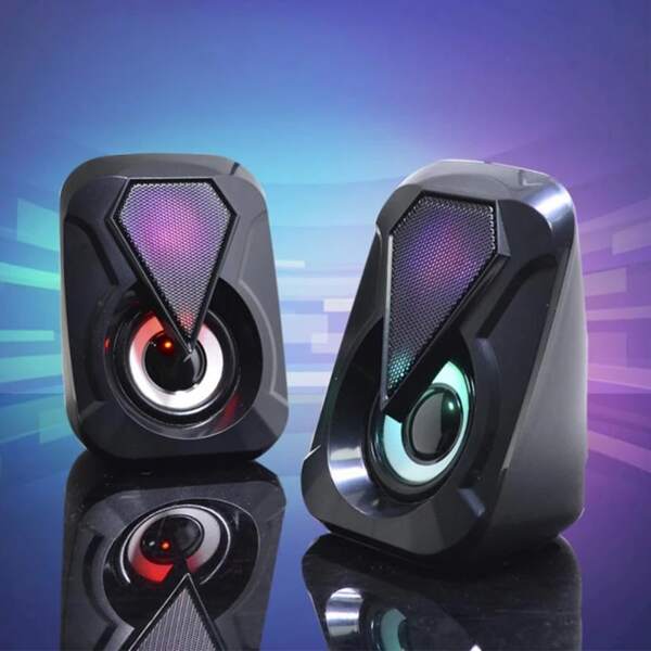 

Luminous Desktop Wired Speaker, Black