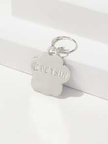 1pc Petsin Paw Shaped Pet ID Tag - Mint Green - View 4