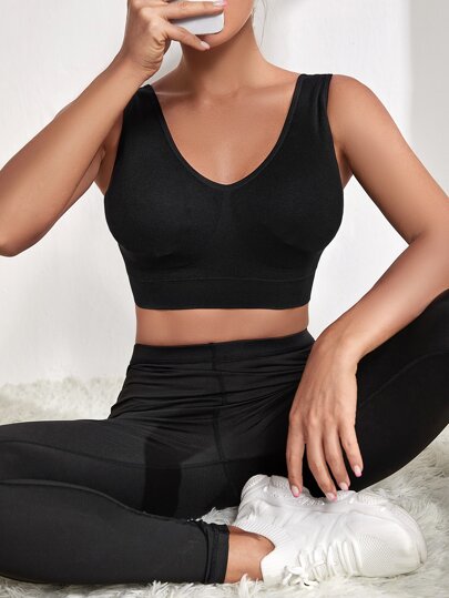 حمالة صدر رياضي سلس تنفس ناعم