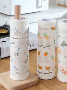 1 rollo Trapo de limpieza con patrón mixto al azar - Multicolor - Ver 4