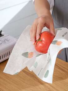 1 rollo Trapo de limpieza con patrón mixto al azar - Multicolor - Ver 6