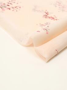 1入組印花絲巾女士時尚透氣領圍巾 - 彩色 - 查看 4