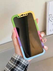 3 In 1 Color Block Phone Case - Multicolor - View 4