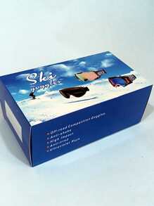 斑馬條紋可調節滑雪護目鏡 - 彩色 - 查看 6