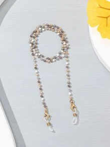 Dây chuyền che mặt đính cườm - Nhiều màu - Xem 2