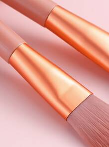 Set de 7 brochas de maquillaje, set de brochas, kit de brochas de maquillaje, set de brochas de maquillaje, set de maquillaje completo, set de brochas de maquillaje, kit de maquillaje completo, set de brochas, set de brochas de maquillaje, set de regalo de maquillaje - Rosa - Ver 3