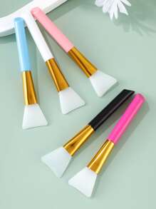 1pc Random Color Facial Sheet Brush - Multicolor - View 1