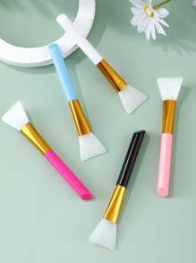 1pc Random Color Facial Sheet Brush - Multicolor - View 3