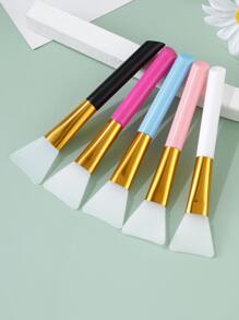 1pc Random Color Facial Sheet Brush - Multicolor - View 5